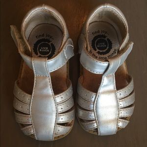 Livie and Luca Paz silver sandal